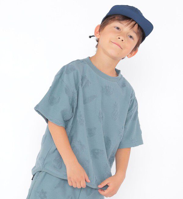 SHIPS KIDS「SHIPS KIDS:100～130cm / パイル ジャカード TEE」|Tシャツ・カットソー|