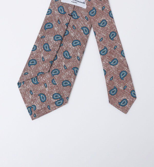 SHIPS「Errico Formicola: プリント メランジ ペイズリー ネクタイ」|ネクタイ・蝶ネクタイ|