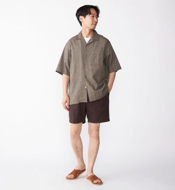 SHIPS「SHIPS: コットン パナマ ショートスリーブ シャツ」|シャツ・ブラウス|