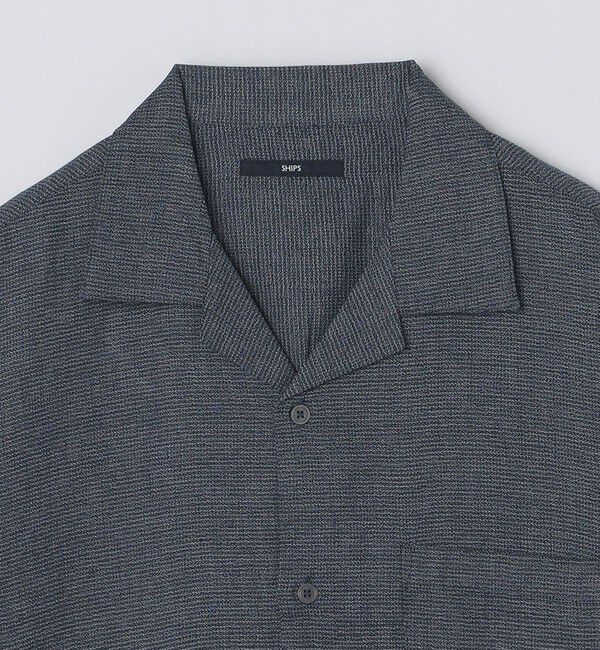 SHIPS「SHIPS: コットン パナマ ショートスリーブ シャツ」|シャツ・ブラウス|