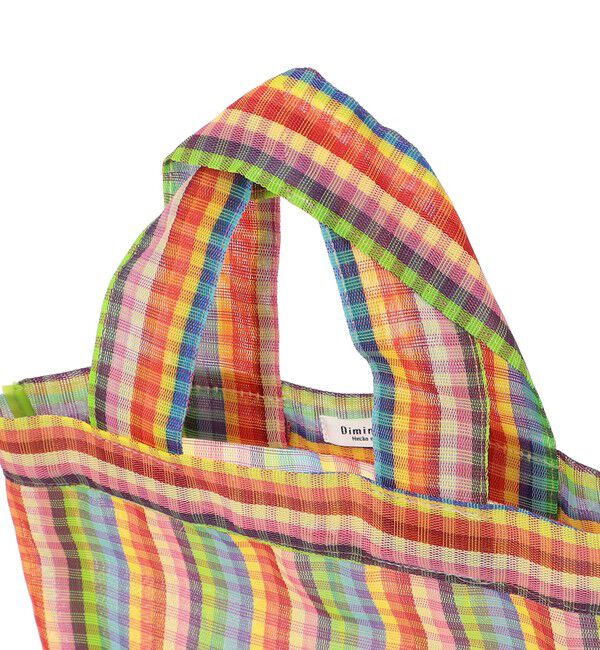 SHIPS KIDS「Diminutivo:メッシュ メルカード ストライプ ギンガム トートバッグ」|トートバッグ|