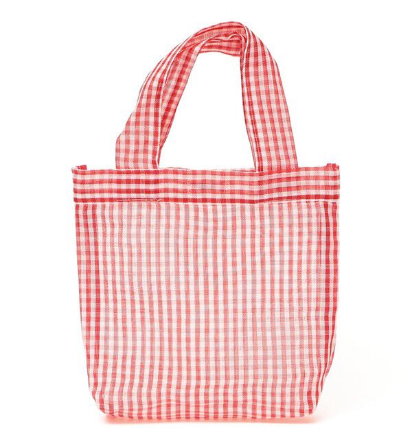 SHIPS KIDS「Diminutivo:メッシュ メルカード ギンガム トートバッグ」|トートバッグ|