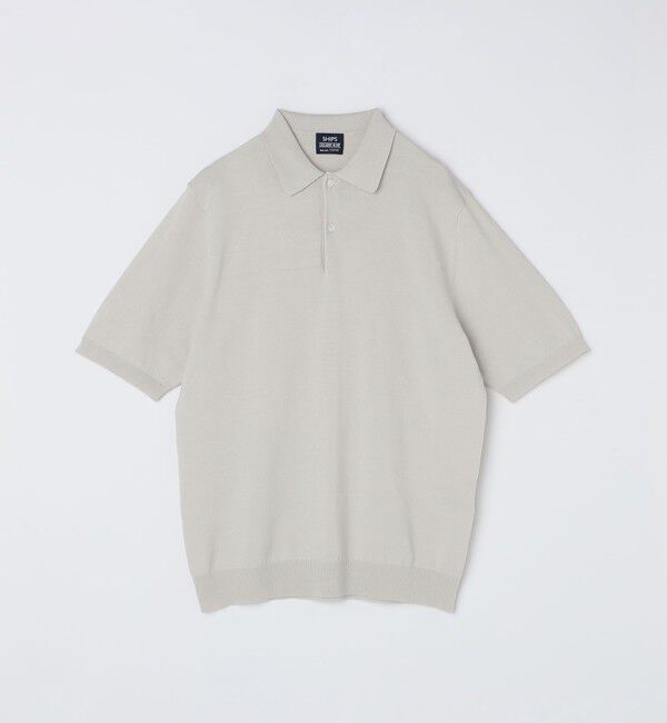SHIPS「SHIPS: リネン&times;TEXBRID ニット ポロシャツ」|ニット・セーター|