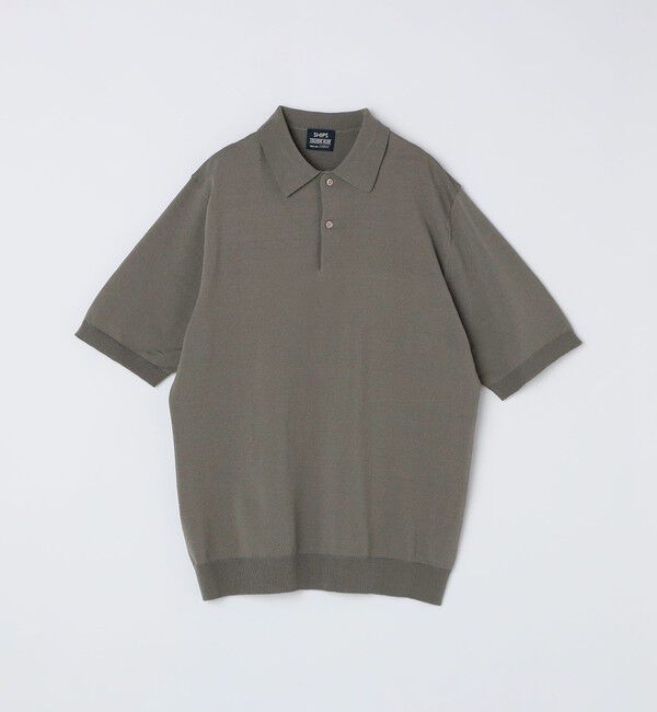 SHIPS「SHIPS: リネン&times;TEXBRID ニット ポロシャツ」|ニット・セーター|