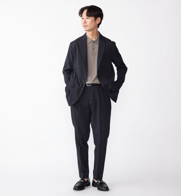 SHIPS「SHIPS: リネン&times;TEXBRID ニット ポロシャツ」|ニット・セーター|