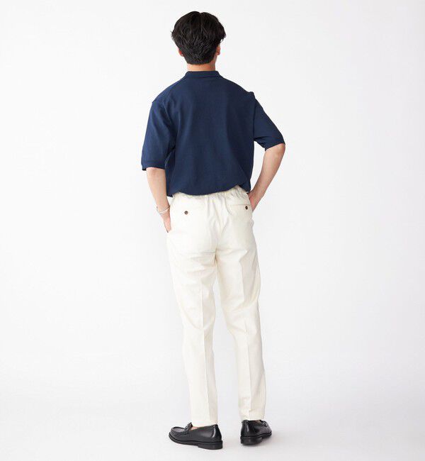 SHIPS「SHIPS: リネン&times;TEXBRID ニット ポロシャツ」|ニット・セーター|