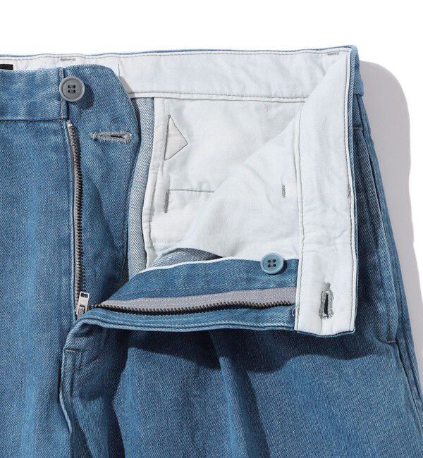 SHIPS「Southwick: Gate Label デニム イージー 1プリーツ パンツ」|デニム|