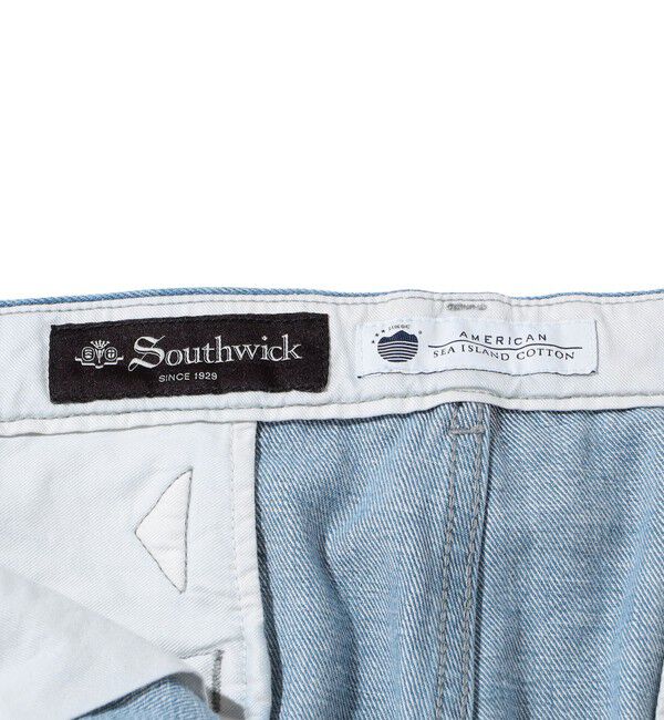 SHIPS「Southwick: Gate Label デニム イージー 1プリーツ パンツ」|デニム|