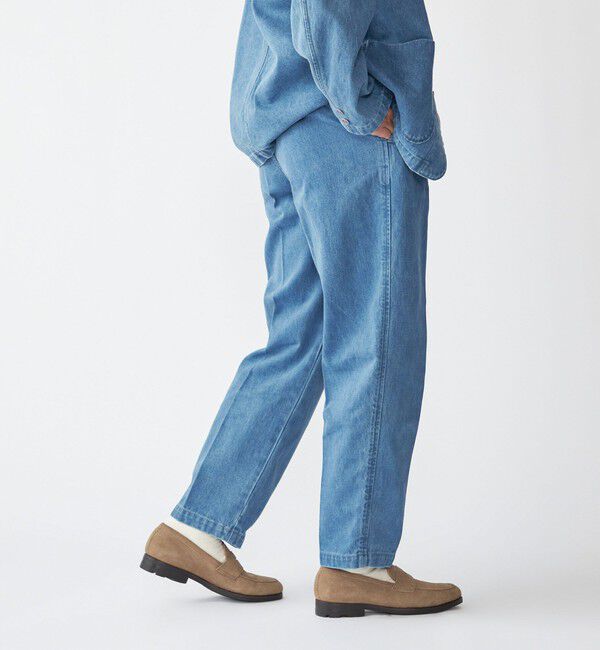 SHIPS「Southwick: Gate Label デニム イージー 1プリーツ パンツ」|デニム|