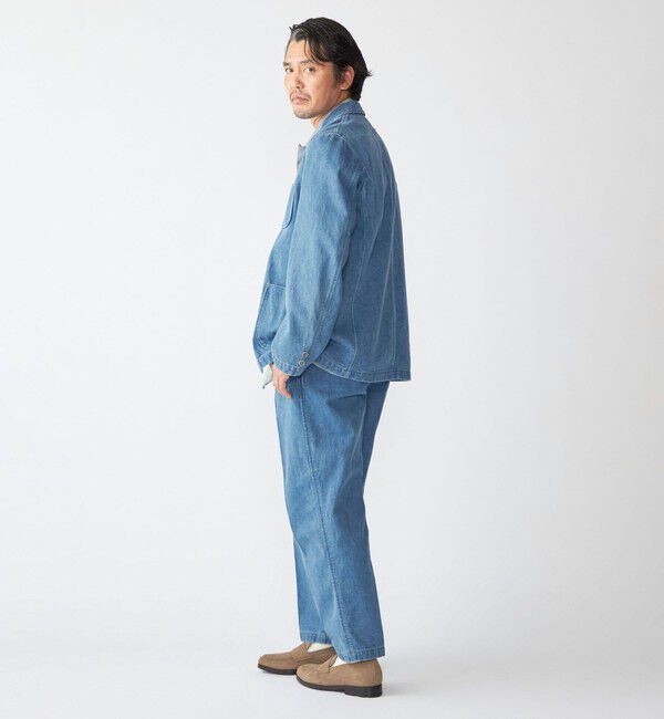 SHIPS「Southwick: Gate Label デニム イージー 1プリーツ パンツ」|デニム|