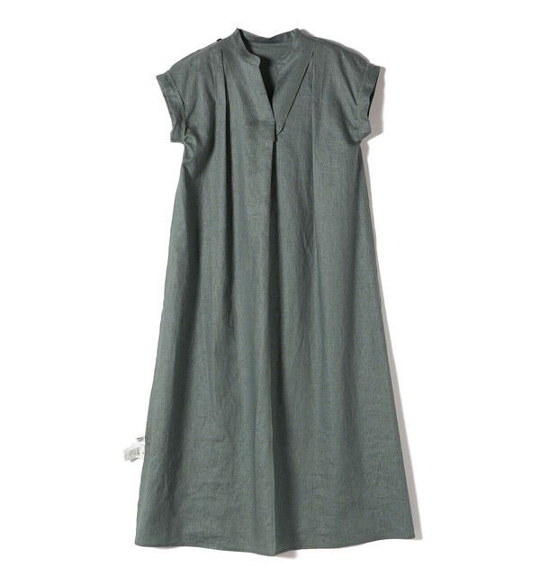 SHIPS for women「《予約》【WEB限定】〈手洗い可能〉リネン レーヨン コーティング ワンピース」|ワンピース|