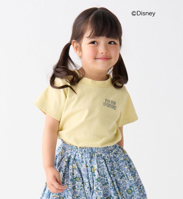 SHIPS Colors 「SHIPS Colors:80～130cm / ミッキーマウス プリント Tシャツ」|Tシャツ・カットソー|クリーム