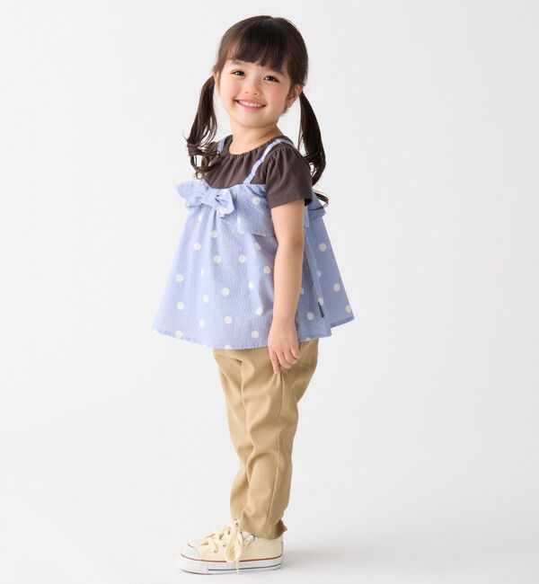 SHIPS Colors 「SHIPS Colors:80～130cm / 2WAY ドット チュニック」|Tシャツ・カットソー|