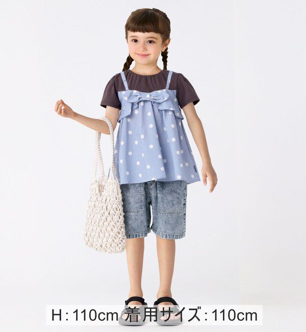 SHIPS Colors 「SHIPS Colors:80～130cm / 2WAY ドット チュニック」|Tシャツ・カットソー|