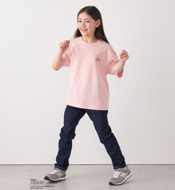 SHIPS any「SHIPS any: SNOOPY コラボ ワンポイント カラー 刺繍 Tシャツ◇」|Tシャツ・カットソー|