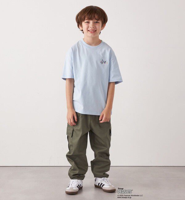 SHIPS any「SHIPS any: SNOOPY コラボ ワンポイント カラー 刺繍 Tシャツ◇」|Tシャツ・カットソー|