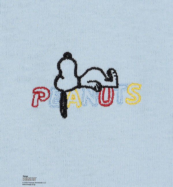 SHIPS any「SHIPS any: SNOOPY コラボ ワンポイント カラー 刺繍 Tシャツ◇」|Tシャツ・カットソー|