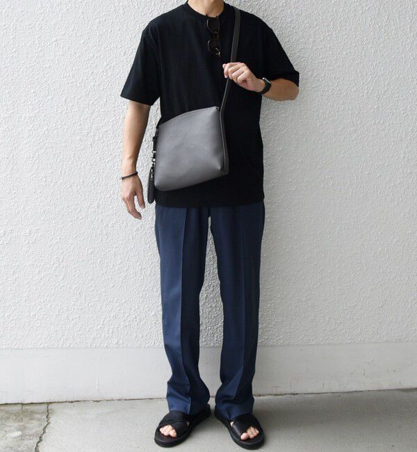 SHIPS any「SHIPS any: スプリット レザー ミディアム ショルダーバッグ (カードケース付き)◇」|ショルダー・メッセンジャー|