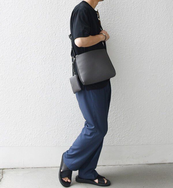 SHIPS any「SHIPS any: スプリット レザー ミディアム ショルダーバッグ (カードケース付き)◇」|ショルダー・メッセンジャー|