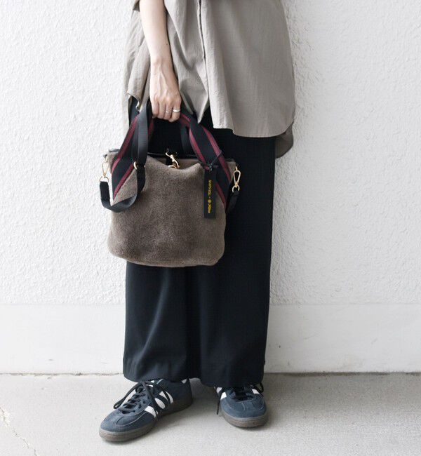 SHIPS any「【SHIPS any別注】Folna: 2WAY ライン リバーシブル ショルダー バッグ」|ショルダー・メッセンジャー|