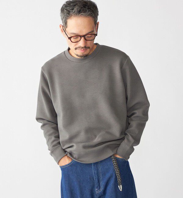 SHIPS「SHIPS: ジャカード ライト ロングスリーブ プルオーバー」|Tシャツ・カットソー|