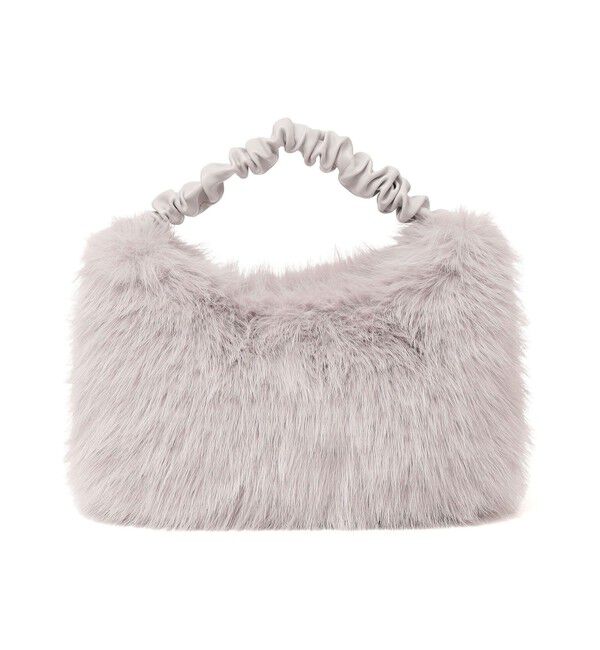 SHIPS any「SHIPS any: 2WAY フェイクファー ギャザー ショルダー バッグ」|ショルダー・メッセンジャー|