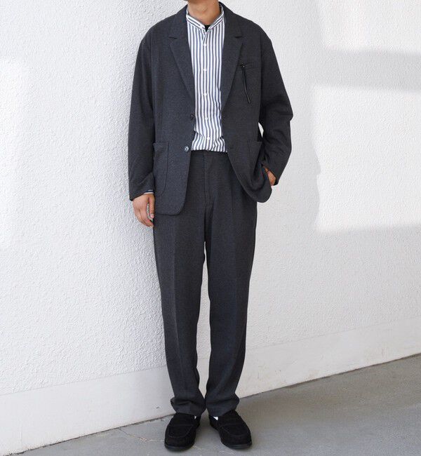 SHIPS any「SHIPS any: 360&deg; THE CIRCLE STRETCH ウールライク イージーパンツ(セットアップ対応)◇」|チノ|