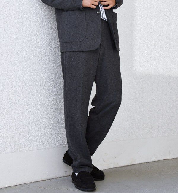 SHIPS any「SHIPS any: 360&deg; THE CIRCLE STRETCH ウールライク イージーパンツ(セットアップ対応)◇」|チノ|