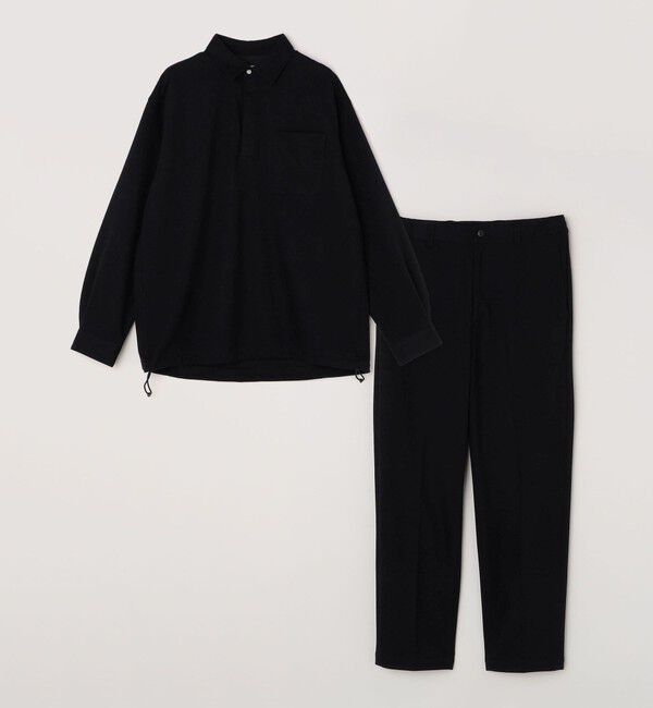 SHIPS any「SHIPS any: 360&deg; THE CIRCLE STRETCH ウールライク イージーパンツ(セットアップ対応)◇」|チノ|