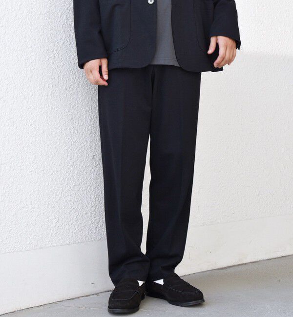 SHIPS any「SHIPS any: 360&deg; THE CIRCLE STRETCH ウールライク イージーパンツ(セットアップ対応)◇」|チノ|