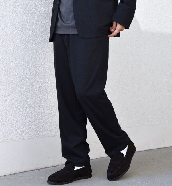 SHIPS any「SHIPS any: 360&deg; THE CIRCLE STRETCH ウールライク イージーパンツ(セットアップ対応)◇」|チノ|