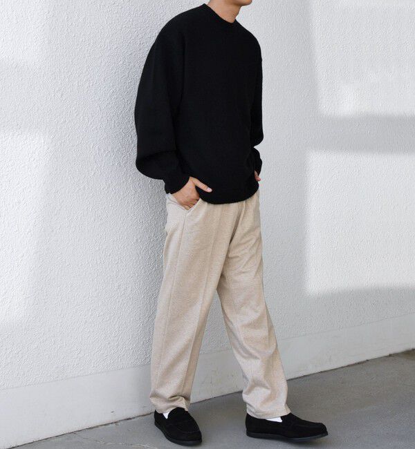 SHIPS any「SHIPS any: 360&deg; THE CIRCLE STRETCH ウールライク イージーパンツ(セットアップ対応)◇」|チノ|