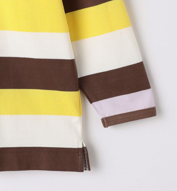 SHIPS KIDS「SHIPS KIDS:130～170cm/ マルチ ボーダー ロングスリーブ Tシャツ」|Tシャツ・カットソー|