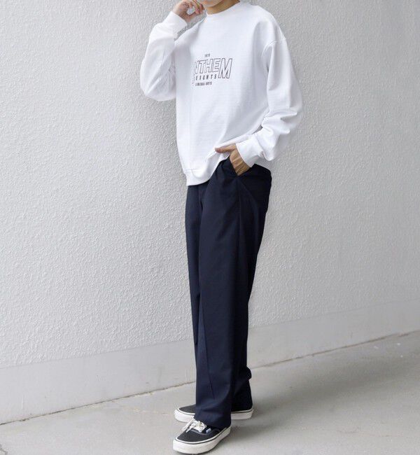 SHIPS any「SHIPS any: any city カレッジライク プリント&刺繍 リラックス スウェット◇」|スウェット・ジャージ|