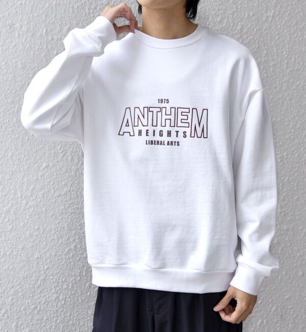 SHIPS any「SHIPS any: any city カレッジライク プリント&刺繍 リラックス スウェット◇」|スウェット・ジャージ|