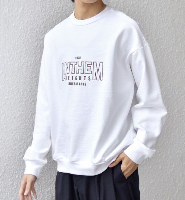 SHIPS any「SHIPS any: any city カレッジライク プリント&刺繍 リラックス スウェット◇」|スウェット・ジャージ|