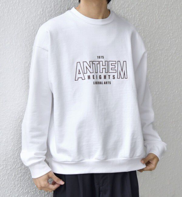 SHIPS any「SHIPS any: any city カレッジライク プリント&刺繍 リラックス スウェット◇」|スウェット・ジャージ|