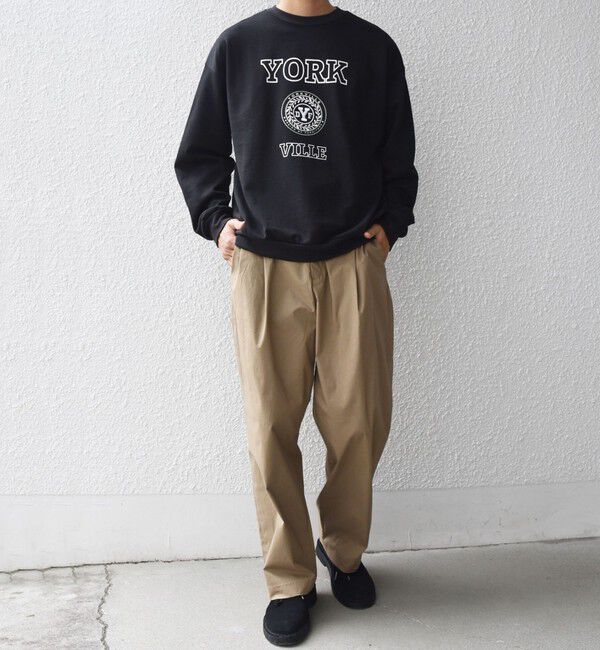 SHIPS any「SHIPS any: any city カレッジライク プリント&刺繍 リラックス スウェット◇」|スウェット・ジャージ|