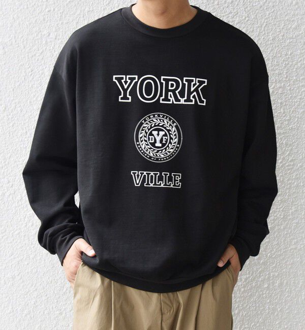 SHIPS any「SHIPS any: any city カレッジライク プリント&刺繍 リラックス スウェット◇」|スウェット・ジャージ|