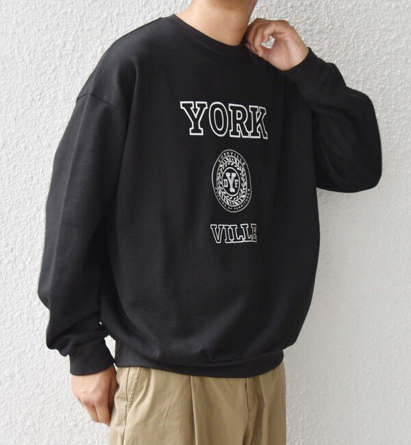 SHIPS any「SHIPS any: any city カレッジライク プリント&刺繍 リラックス スウェット◇」|スウェット・ジャージ|