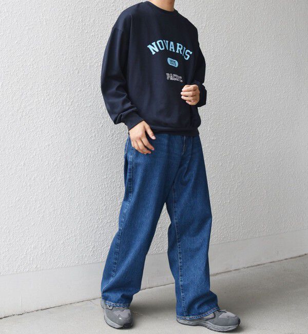 SHIPS any「SHIPS any: any city カレッジライク プリント&刺繍 リラックス スウェット◇」|スウェット・ジャージ|