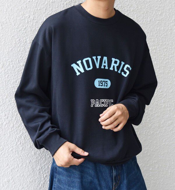 SHIPS any「SHIPS any: any city カレッジライク プリント&刺繍 リラックス スウェット◇」|スウェット・ジャージ|