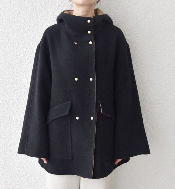 SHIPS any: リバー フーデッド Aライン ミドル コート（SHIPS any