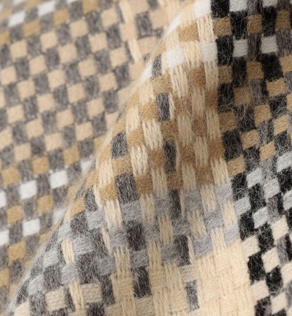 SHIPS any「P.CORNILLON:〈手洗い可能〉マルチカラー チェック ストール」|ストール|