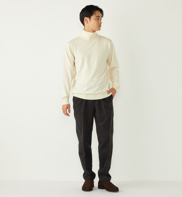 SHIPS Colors 「SHIPS Colors:〈手洗い可能〉アンチピリング 12ゲージ タートルネック ニット」|ニット・セーター|