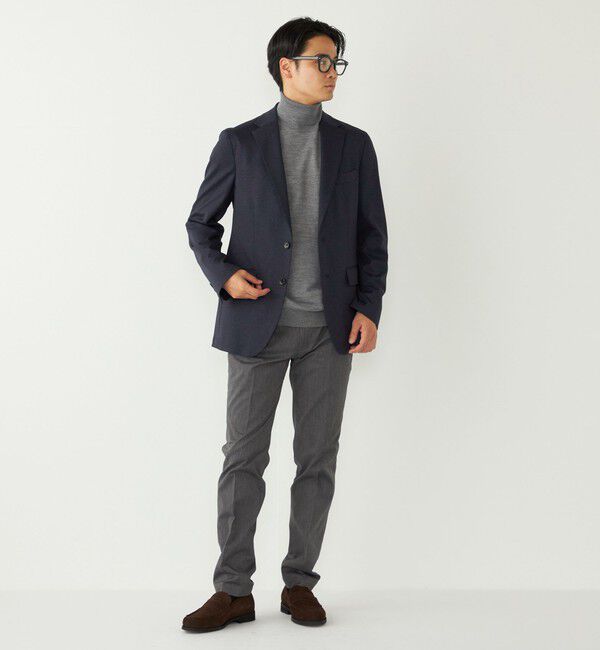 SHIPS Colors 「SHIPS Colors:〈手洗い可能〉アンチピリング 12ゲージ タートルネック ニット」|ニット・セーター|