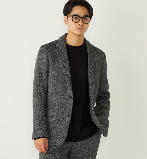 SHIPS Colors 「SHIPS Colors:セーター フリース 2ボタン ジャケット(セットアップ対応可能)◇」|テーラードジャケット|