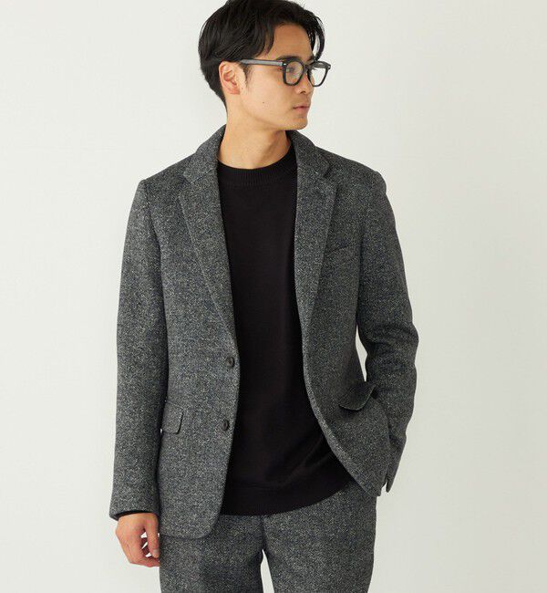 SHIPS Colors 「SHIPS Colors:セーター フリース 2ボタン ジャケット(セットアップ対応可能)◇」|テーラードジャケット|