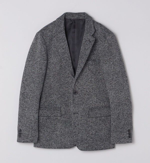 SHIPS Colors 「SHIPS Colors:セーター フリース 2ボタン ジャケット(セットアップ対応可能)◇」|テーラードジャケット|グレー系