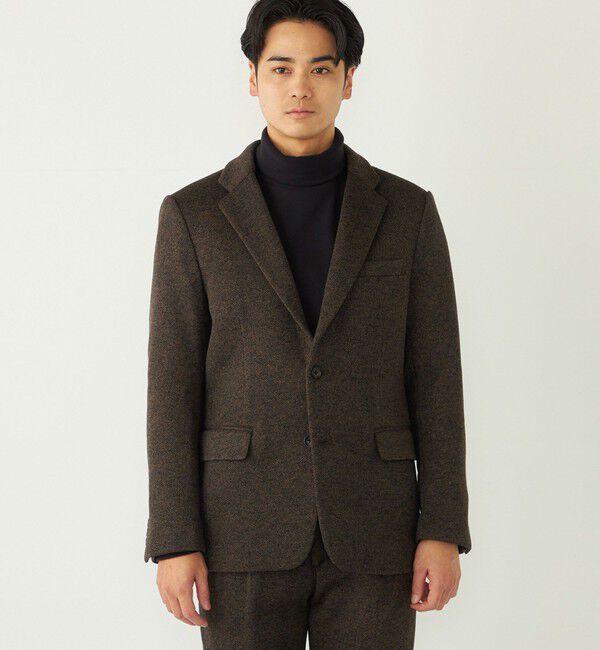 SHIPS Colors 「SHIPS Colors:セーター フリース 2ボタン ジャケット(セットアップ対応可能)◇」|テーラードジャケット|